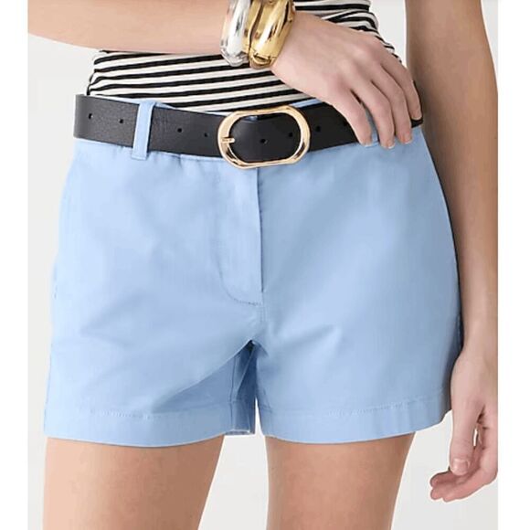 J. Crew 4" stretch chino short in Placid Sky Blue NWT size 0 - Picture 6 of 6